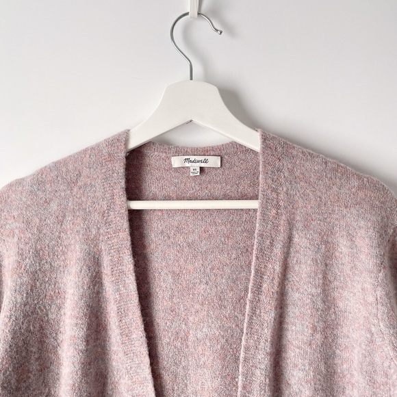 madewell  kent open front cardigan in coziest yarn - Picture 10 of 13